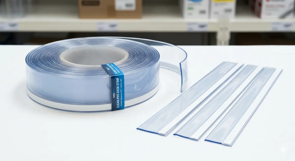 Clear PVC Data Strips